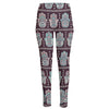 Hamsa Symbol Pattern Print High-Waisted Pocket Leggings