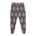 Hamsa Symbol Pattern Print Jogger Pants
