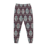 Hamsa Symbol Pattern Print Jogger Pants