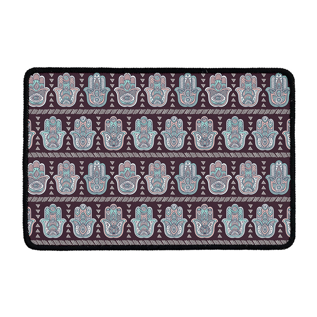 Hamsa Symbol Pattern Print Kitchen Mat