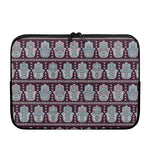 Hamsa Symbol Pattern Print Laptop Sleeve