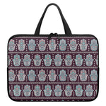 Hamsa Symbol Pattern Print Laptop Sleeve With Handle