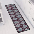 Hamsa Symbol Pattern Print Long Kitchen Mat