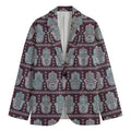 Hamsa Symbol Pattern Print Men's Blazer