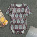 Hamsa Symbol Pattern Print Men's Bodysuit