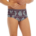 Hamsa Symbol Pattern Print Men's Briefs