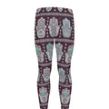 Hamsa Symbol Pattern Print Men's Leggings