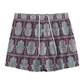 Hamsa Symbol Pattern Print Mesh Shorts