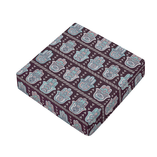 Hamsa Symbol Pattern Print Outdoor Seat Cushion Cover