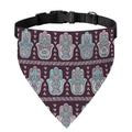 Hamsa Symbol Pattern Print Over The Collar Dog Bandana