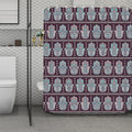 Hamsa Symbol Pattern Print Polyester Shower Curtain