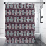 Hamsa Symbol Pattern Print Premium Shower Curtain