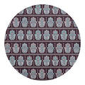 Hamsa Symbol Pattern Print Round Blanket