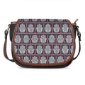 Hamsa Symbol Pattern Print Saddle Bag