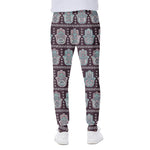 Hamsa Symbol Pattern Print Scuba Joggers