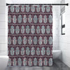 Hamsa Symbol Pattern Print Shower Curtain