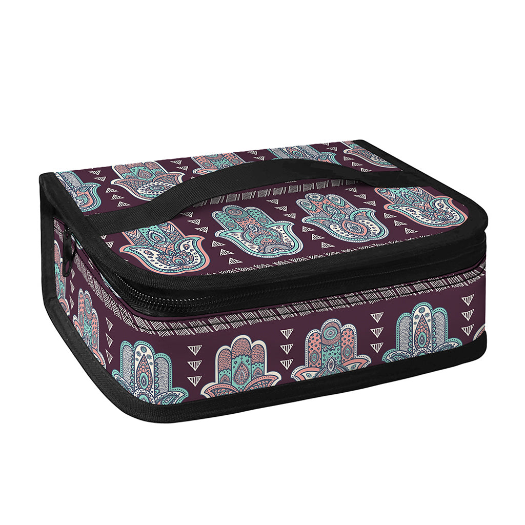 Hamsa Symbol Pattern Print Small Lunch Bag
