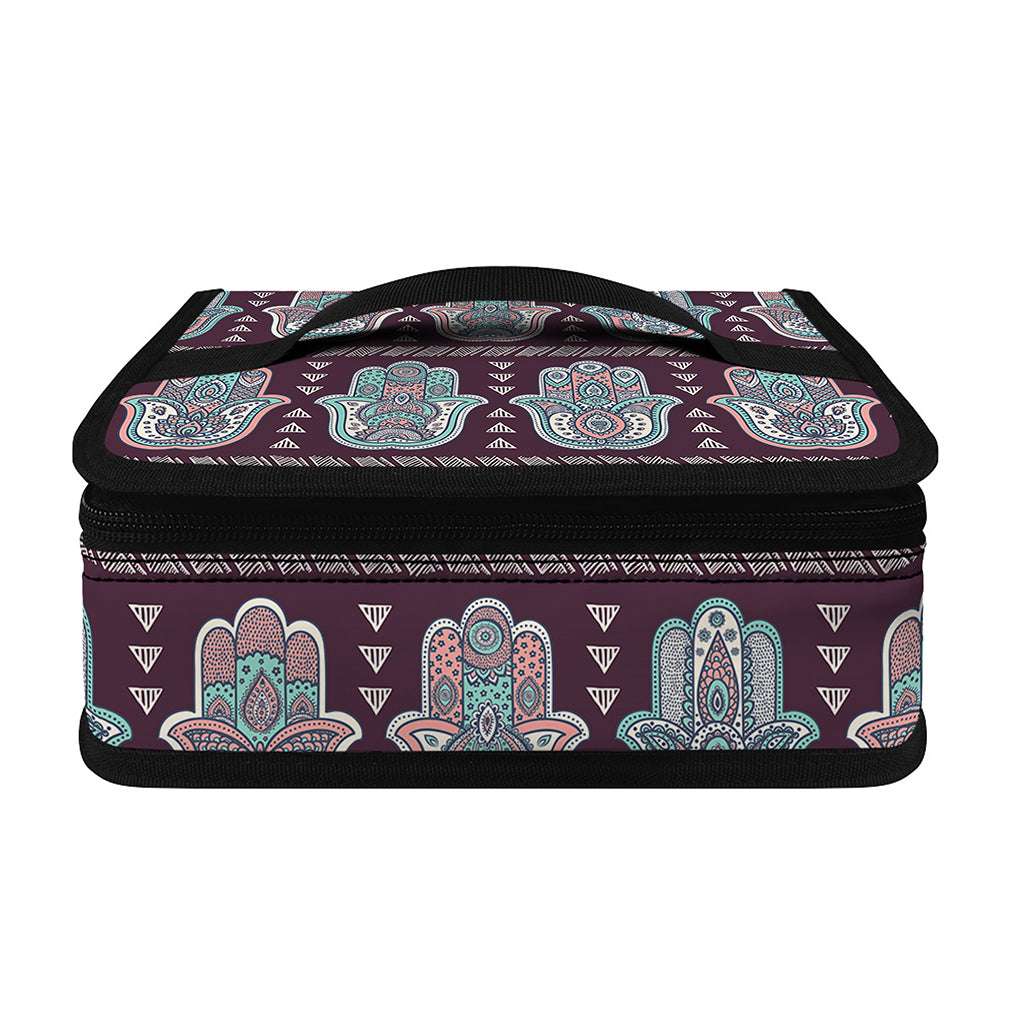 Hamsa Symbol Pattern Print Small Lunch Bag