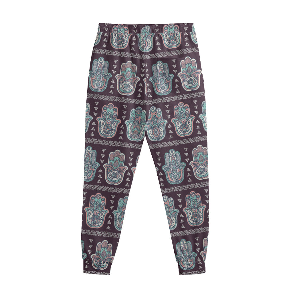 Hamsa Symbol Pattern Print Sweatpants
