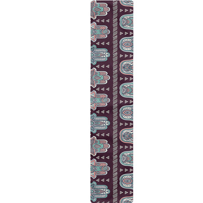 Hamsa Symbol Pattern Print Table Runner