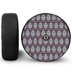 Hamsa Symbol Pattern Print Tire Cover With Camera Hole