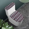Hamsa Symbol Pattern Print Toilet Lid And Tank Cover Set