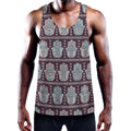 Hamsa Symbol Pattern Print Men's Workout Tank Top
