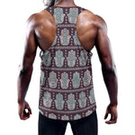 Hamsa Symbol Pattern Print Training Tank Top