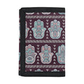 Hamsa Symbol Pattern Print Trifold Wallet