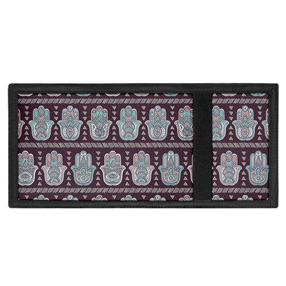 Hamsa Symbol Pattern Print Trifold Wallet