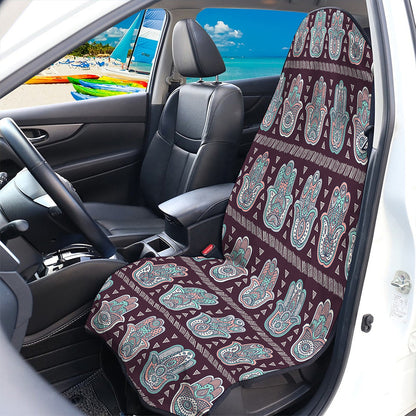 Hamsa Symbol Pattern Print Waterproof Car Seat Cover