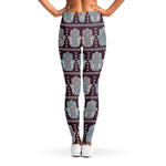 Hamsa Symbol Pattern Print Women's Leggings