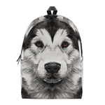 Hand Drawn Alaskan Malamute Print Backpack