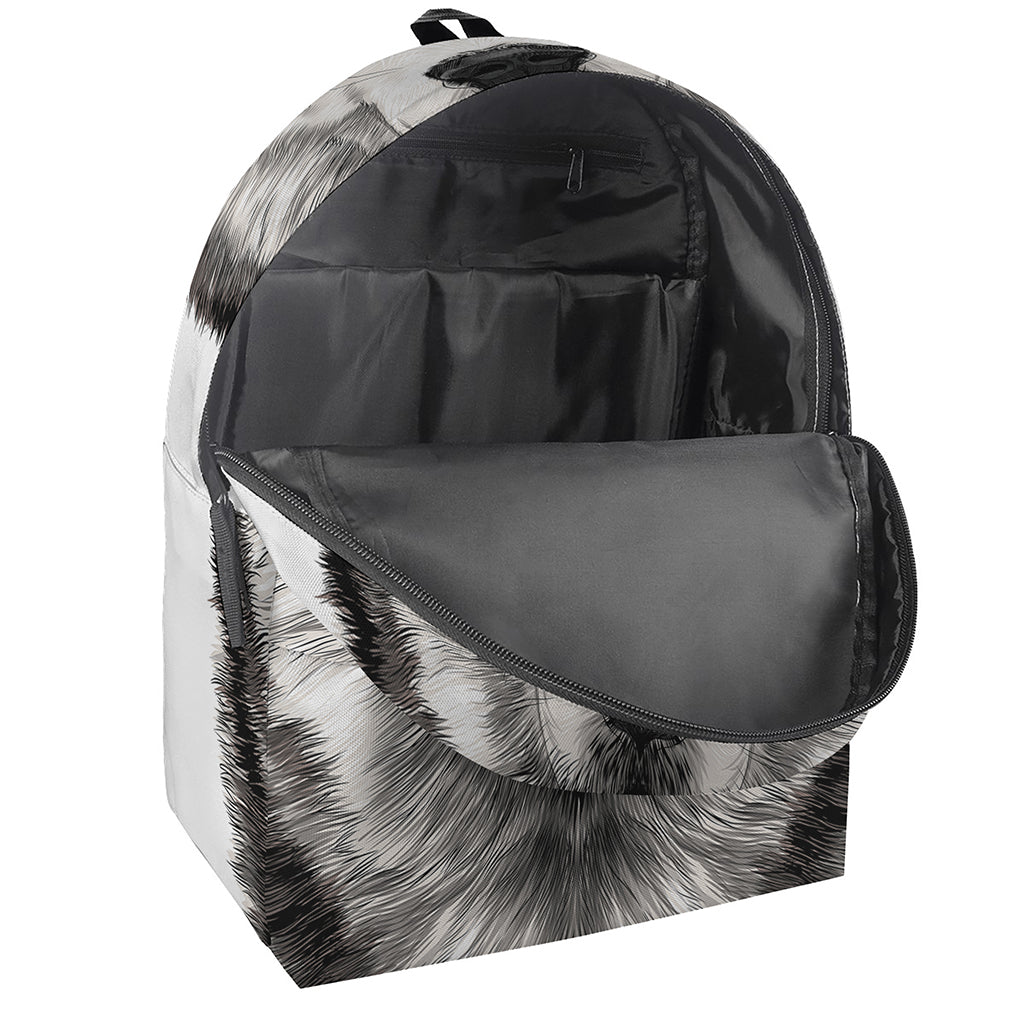 Hand Drawn Alaskan Malamute Print Backpack