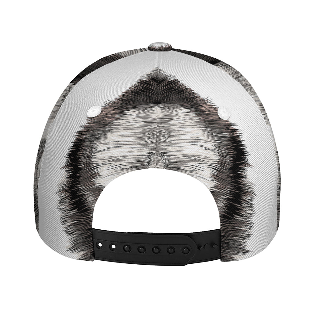 Hand Drawn Alaskan Malamute Print Baseball Cap
