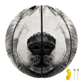 Hand Drawn Alaskan Malamute Print Basketball