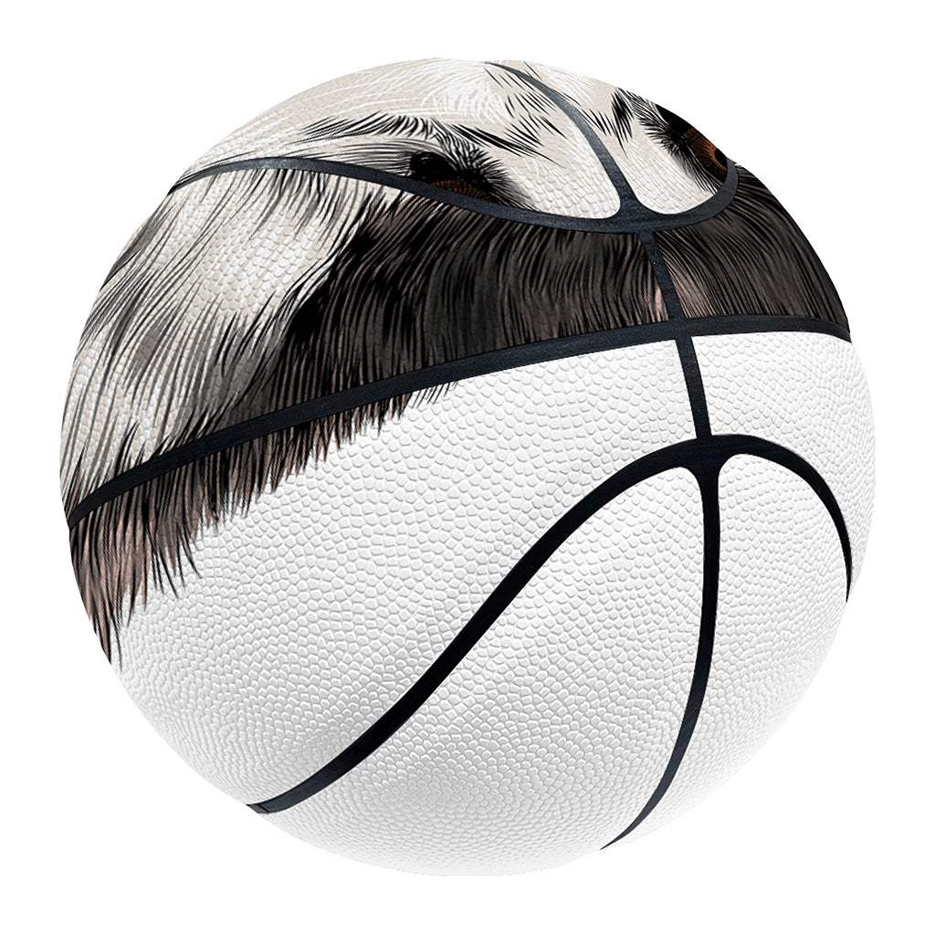 Hand Drawn Alaskan Malamute Print Basketball