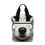 Hand Drawn Alaskan Malamute Print Bible Tote Bag