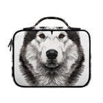 Hand Drawn Alaskan Malamute Print Briefcase Bible Bag