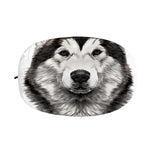 Hand Drawn Alaskan Malamute Print Car Side Mirror Covers