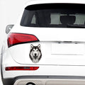 Hand Drawn Alaskan Malamute Print Car Sticker
