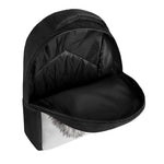 Hand Drawn Alaskan Malamute Print Casual Backpack