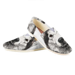 Hand Drawn Alaskan Malamute Print Casual Shoes
