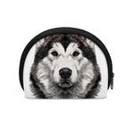 Hand Drawn Alaskan Malamute Print Coin Purse