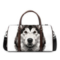 Hand Drawn Alaskan Malamute Print Duffel Bag