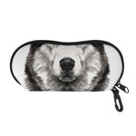 Hand Drawn Alaskan Malamute Print Glasses Case