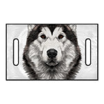 Hand Drawn Alaskan Malamute Print Golf Cart Seat Cover