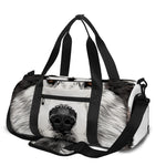 Hand Drawn Alaskan Malamute Print Gym Bag
