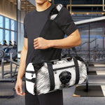 Hand Drawn Alaskan Malamute Print Gym Bag