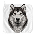Hand Drawn Alaskan Malamute Print Hand Towel